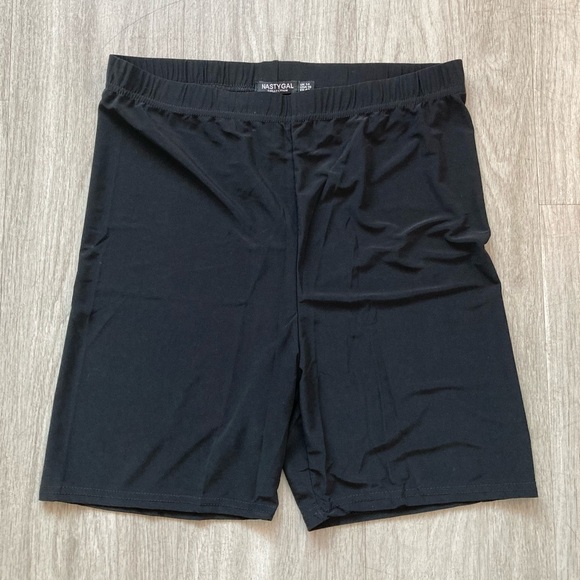 NWT Black Biker Shorts - Picture 3 of 3